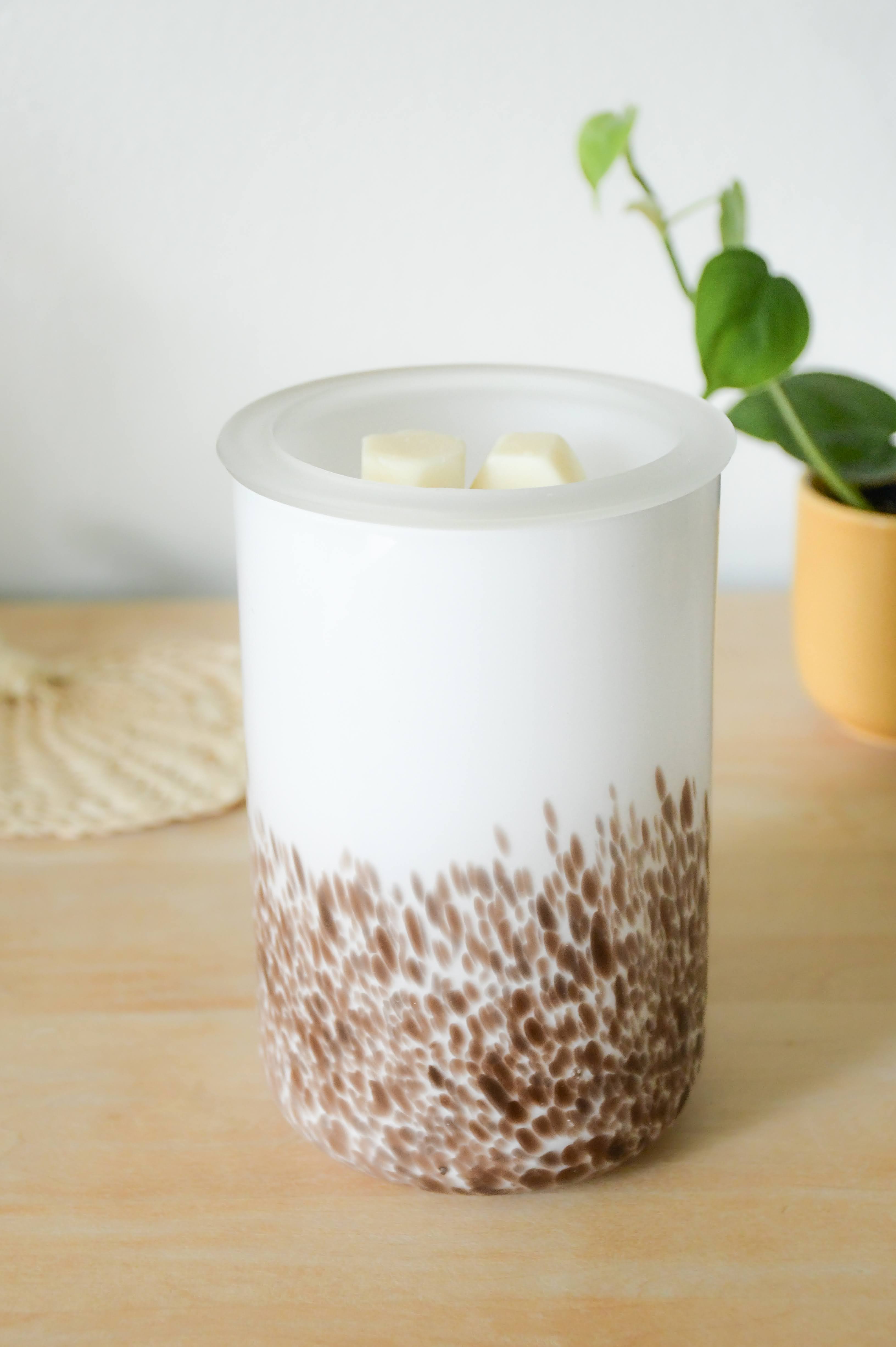 Tiger Shell Glass Wax Warmer