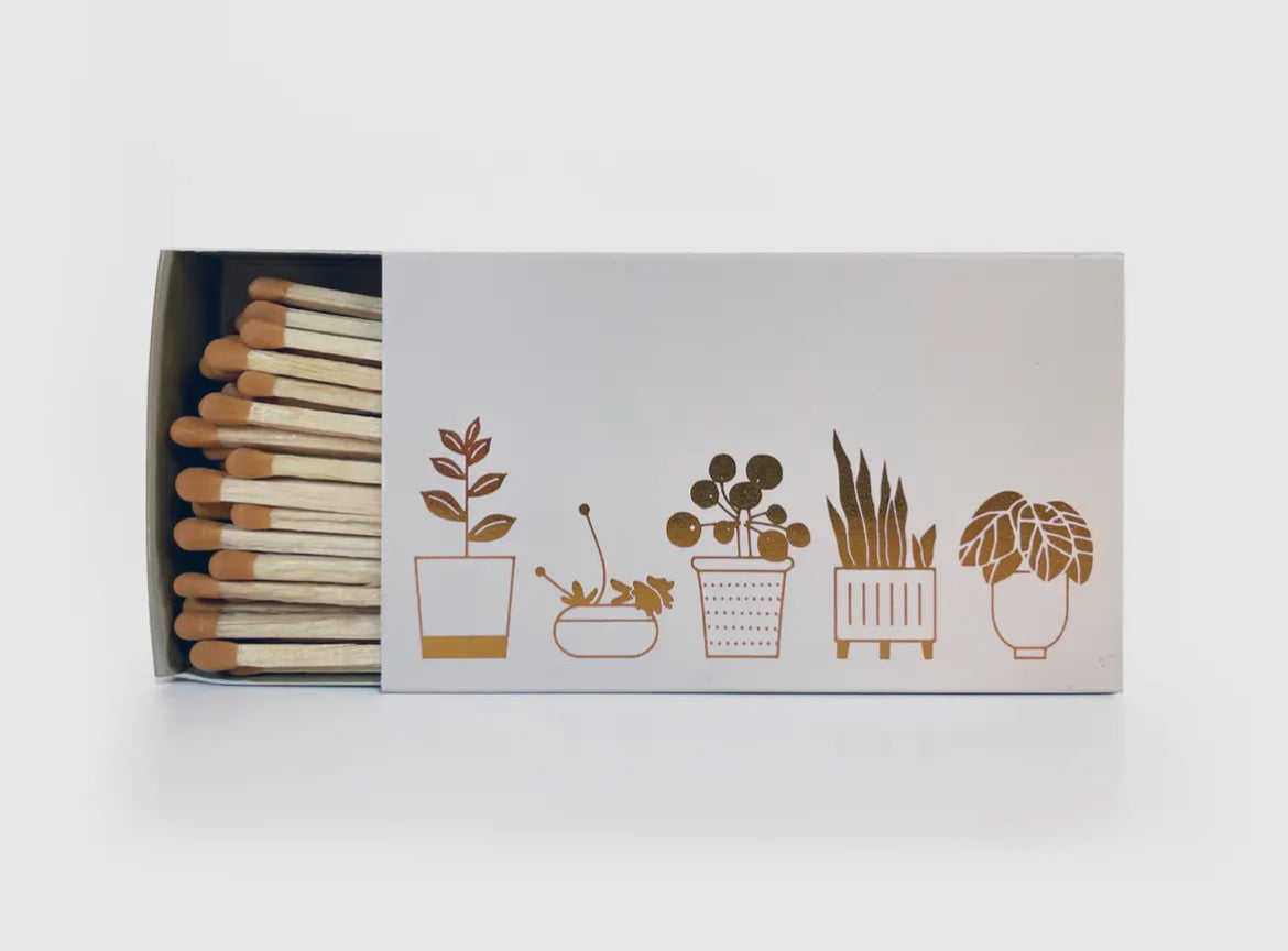 Gold Botanicals Themed Matchbox