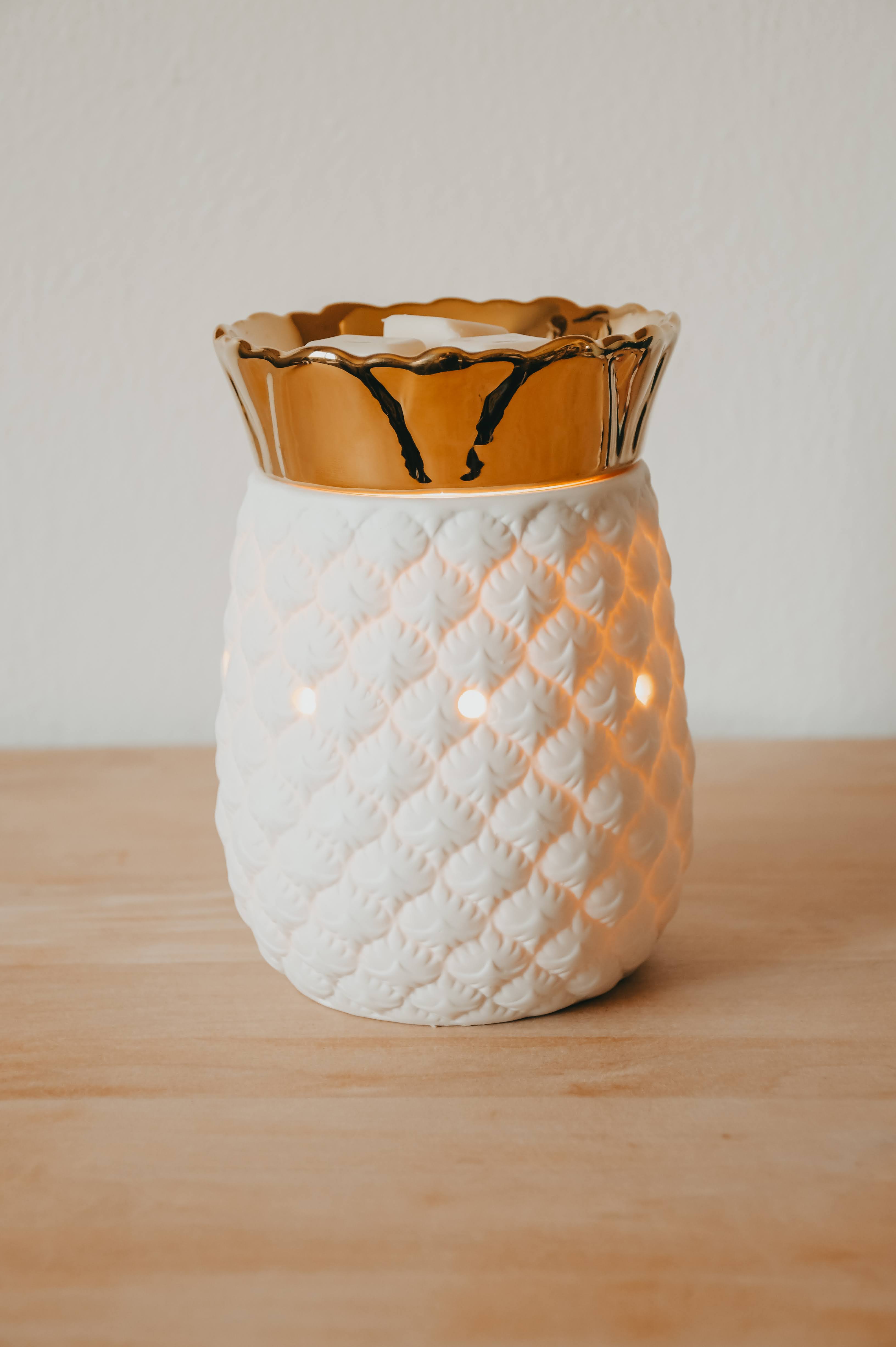 Golden Pineapple Wax Warmer