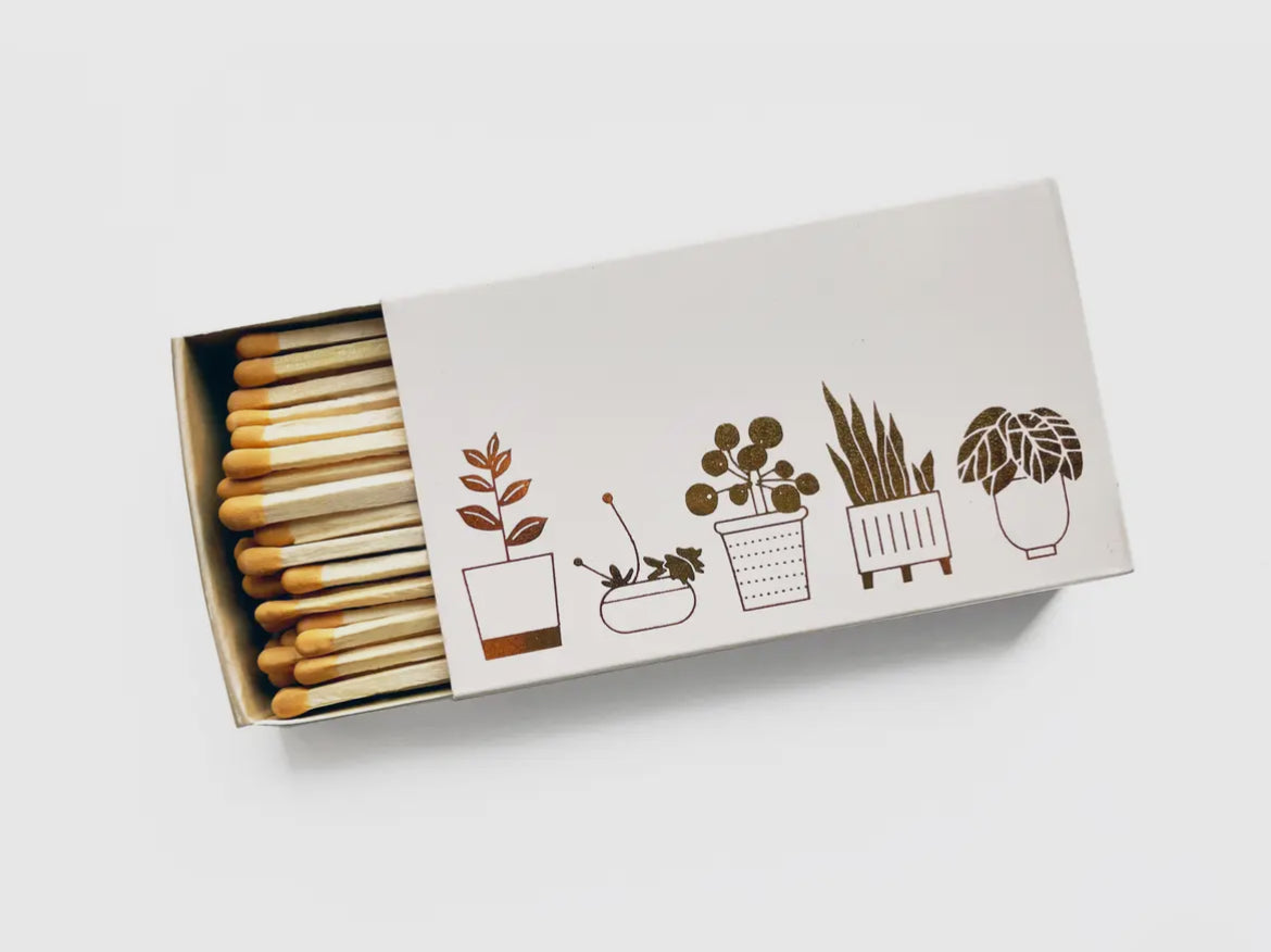 Gold Botanicals Themed Matchbox