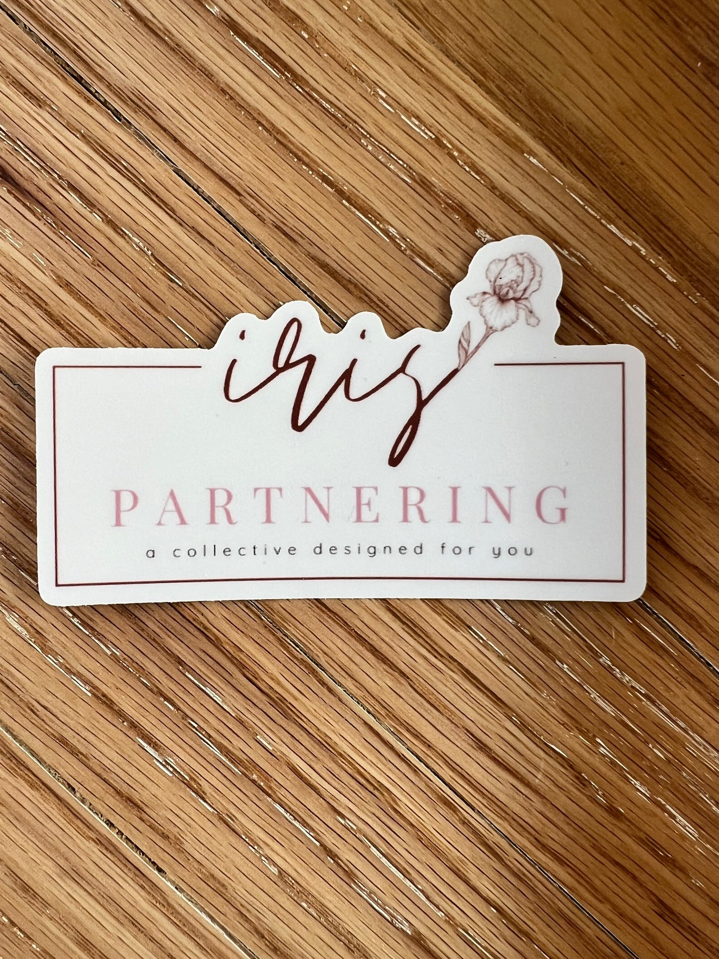 Iris Partnering Sticker