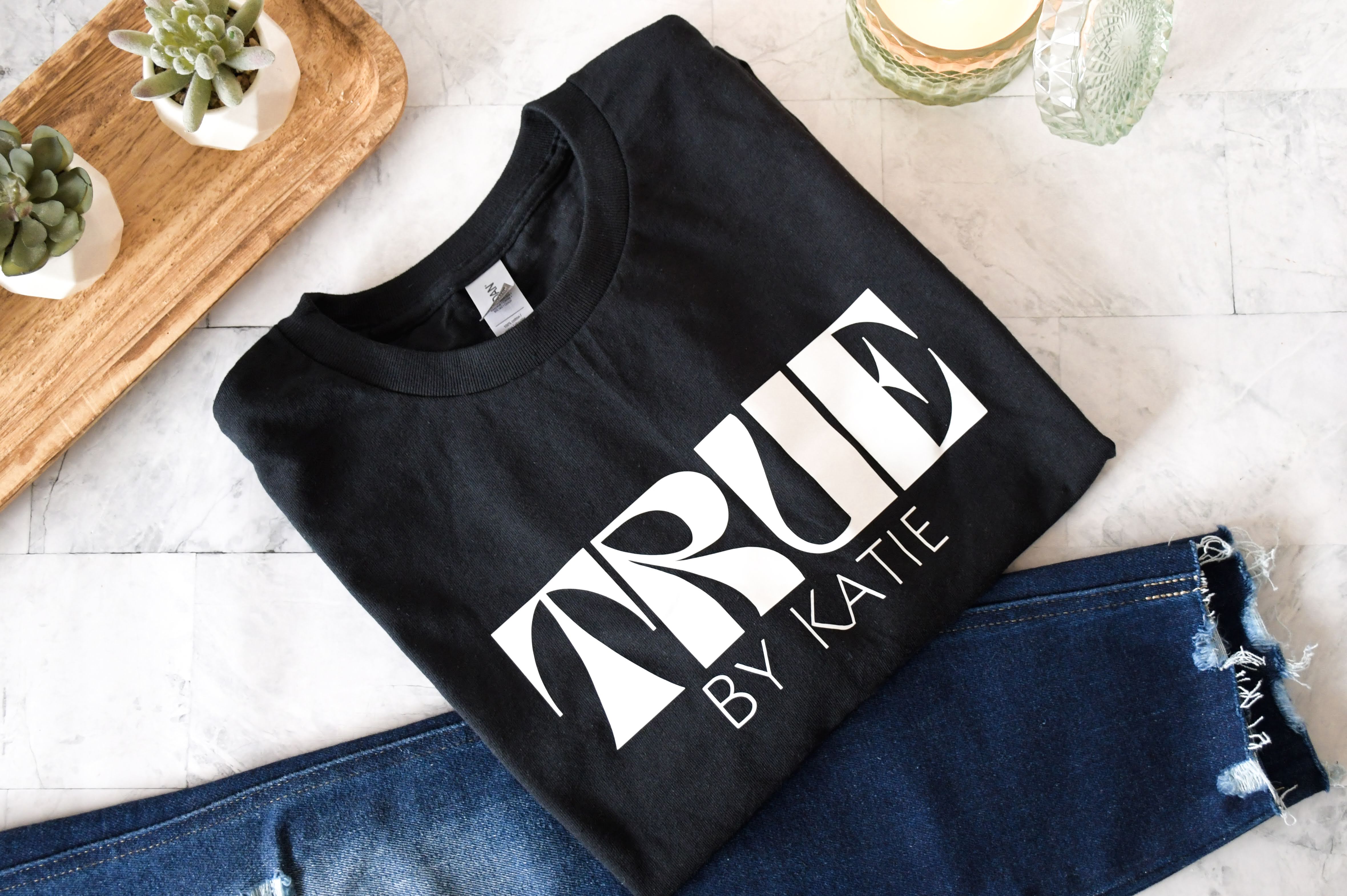 True by Katie Signature Logo T-Shirt