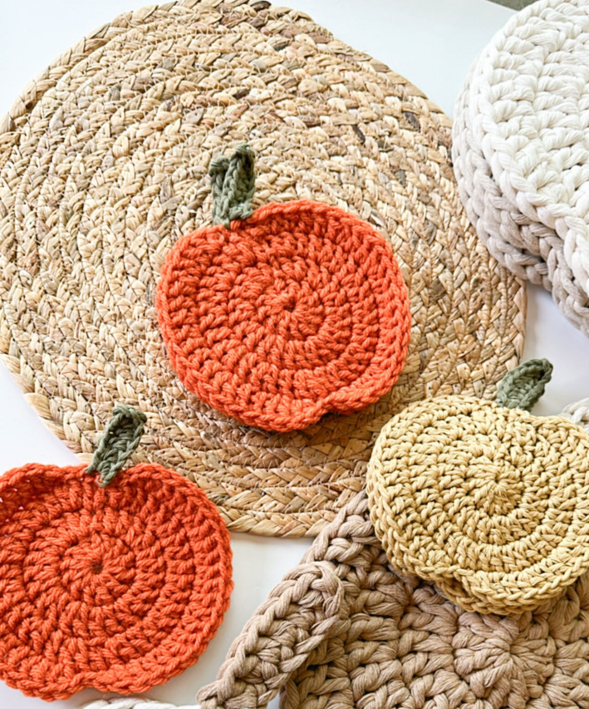 Pumpkin Cup Coasters