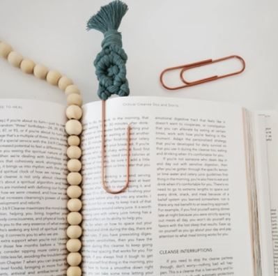 Macrame Diamond Bookmark