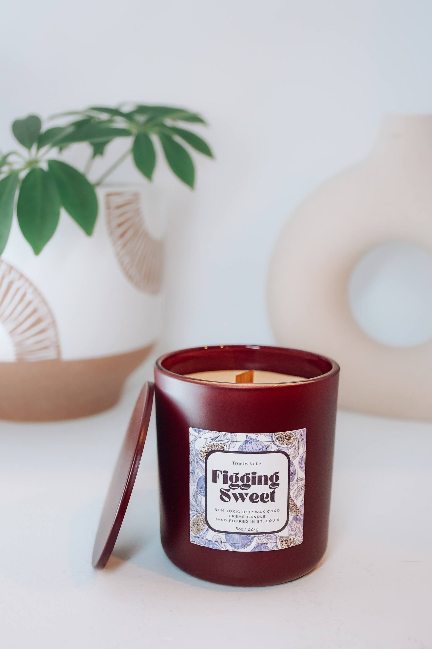 Figging Sweet Refillable Beeswax Candle
